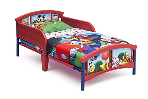 Book Cover Delta Children Plastic Toddler Bed, Mickey Mouse by Delta Children