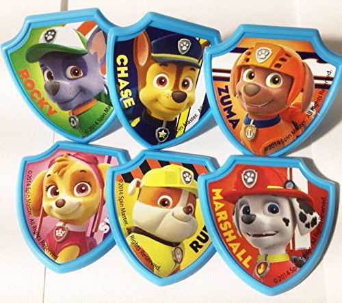 Book Cover DecoPac Paw Patrol Ruff Ruff Rescue Cupcake Rings, Pack of 24 Assorted Rings