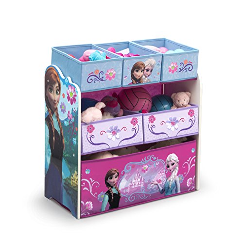 Book Cover Delta Children Multi-Bin Toy Organizer, Disney Frozen