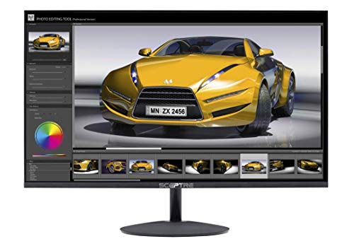 Sceptre E275W-1920 27" FHD 1080p 75Hz Monitor HDMI VGA Build-In Speakers, Metal Black