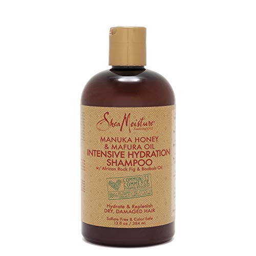 Book Cover SheaMoisture Manuka Honey & Mafura Oil Intensive Hydration Shampoo | 13 oz