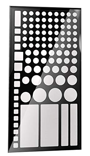 LightDims White Dims - Light Dimming LED Covers/Light Dimming Sheets for White Colored Baby Monitors, Electronics and Appliances and More. Dims 80-90% of Light, in Minimal Packaging.