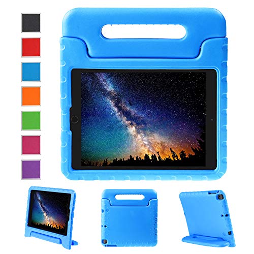 NEWSTYLE Apple iPad Air 2 Case Shockproof Case Light Weight Kids Case Super Protection Cover Handle Stand Case for Kids Children for Apple iPad Air 2 (2014 Released) - Blue Color