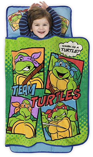 Book Cover Teenage Mutant Ninja Turtles Toddler Nap Mat, Green