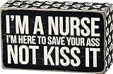 Primitives by Kathy Box Sign, 5-Inch by 3-Inch, I'm a Nurse