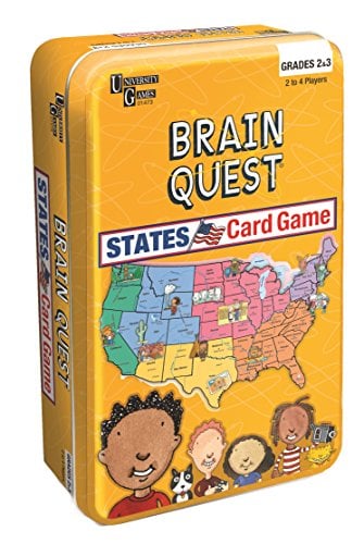 Book Cover Brain Quest States Game Tin