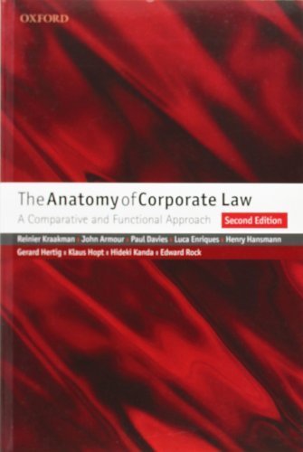 The Anatomy of Corporate Law: A Comparative and Functional Approach 2nd (second) by Kraakman, Reinier, Armour, John, Davies, Paul, Enriques, Luc (2009) Paperback