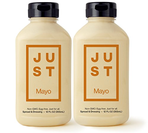 Hampton Creek Just Mayo Vegan Eggless Soy-Free Kosher Mayonnaise - Pack of 2