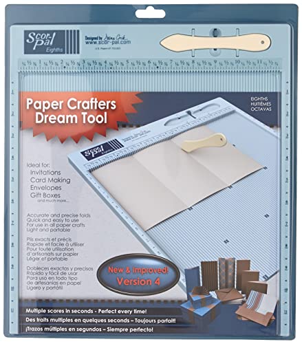 Scor-Pal Eights Measuring and Scoring Board, 12 x 12 inch, Imperial, 12-Inch
