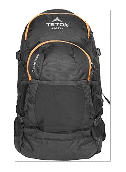 TETON Sports Oasis 1200 3-Liter Hydration Backpack; Day Pack Perfect for Hiking, Cycling, Biking, Climbing, Hunting, Running, and Outdoor Activities; 3L Water Bladder Included; Sewn-in Rain Cover; Black