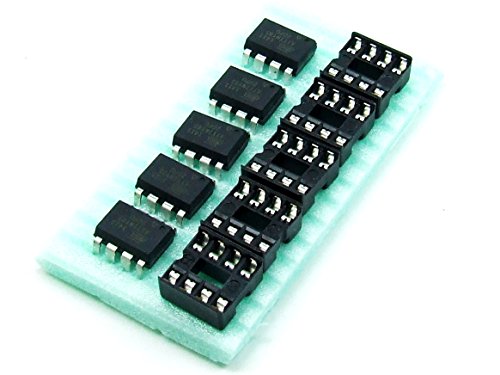 Pièces/ pcs. 5 x Attiny85-20PU avec / with DIP 8 MCU ATMEL AVR compatible Arduino #A149