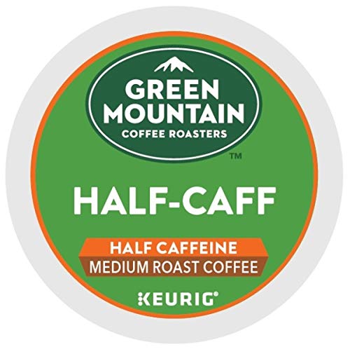 Book Cover Green Mountain Coffee, Half-Caff, Single-Serve Keurig K-Cup Pods, Medium Roast Coffee, 72 Count (3 Boxes of 24 Pods)