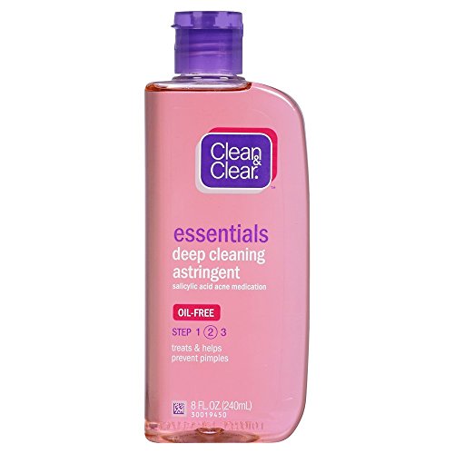 Clean & Clear Deep Cleaning Oil-Fighting Face Astringent, 8 oz, 2 pk