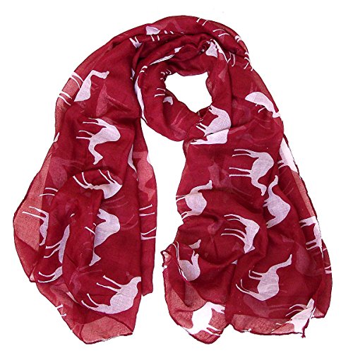 Camel Print Cotton Long Scarf CSJ-L-38