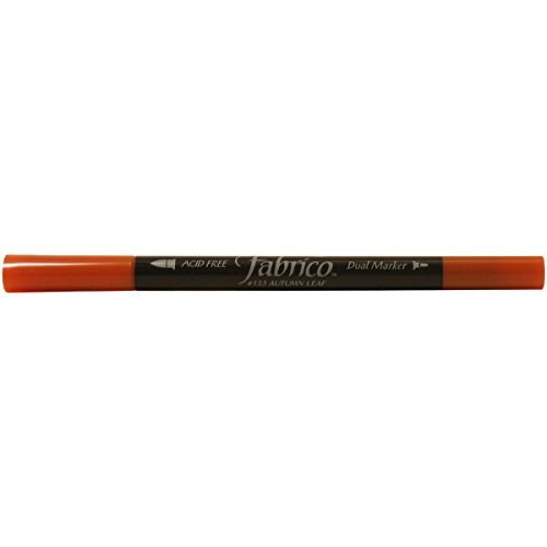 Tsukineko Dual-Ended Fabrico Marker Color-Fast, Autumn Leaf by Tsukineko