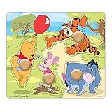 Melissa & Doug 5754 Disney Baby Winnie The Pooh and Friends Jumbo Knob Wooden Puzzle