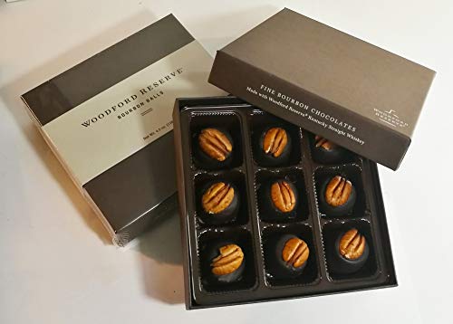 Woodford Reserve Premium Bourbon Ball Gift Box, 9 candies per box, delicious and perfect for holiday gifts