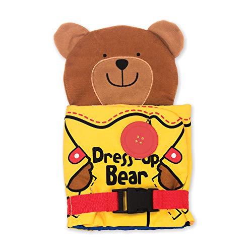 Book Cover Melissa & Doug Soft Activity Baby Book - Dress Up Bear