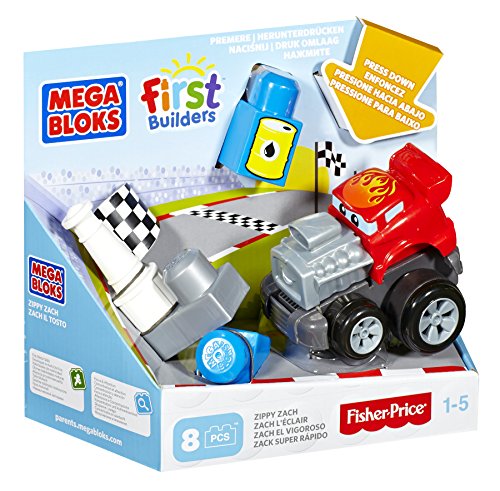 Mega Bloks First Builders Zippy Zach Building Kit
