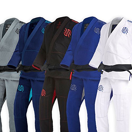 Sanabul Essentials V.2 Ultra Light Pre Shrunk BJJ Jiu Jitsu Gi (A1, White) See Special Sizing Guide