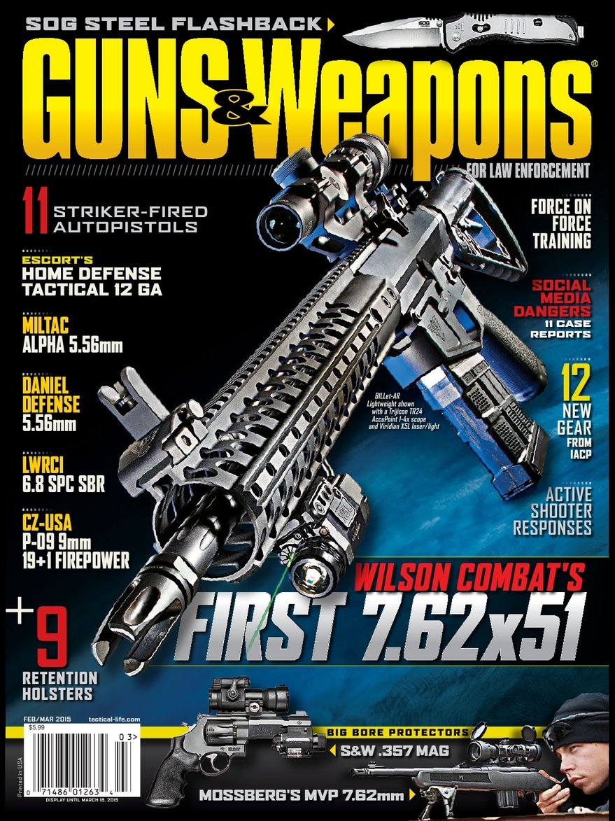 Book Cover Guns & Weapons for Law Enforcement Print Magazine