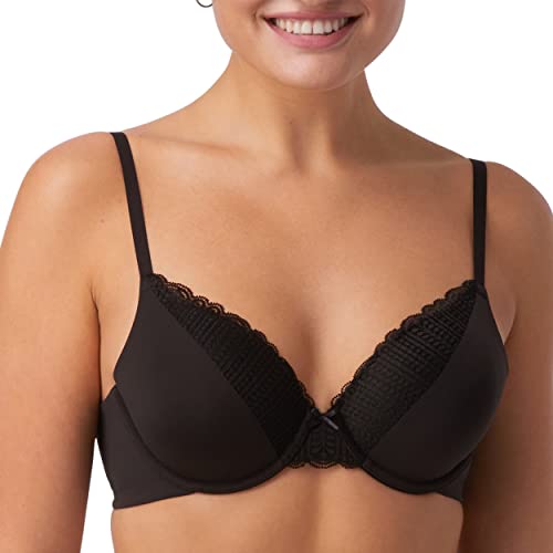 Maidenform Comfort Devotion Lace Bra, Smoothing Full-Coverage T-Shirt Bra for Everyday Comfort, Comfortable Lace Bra