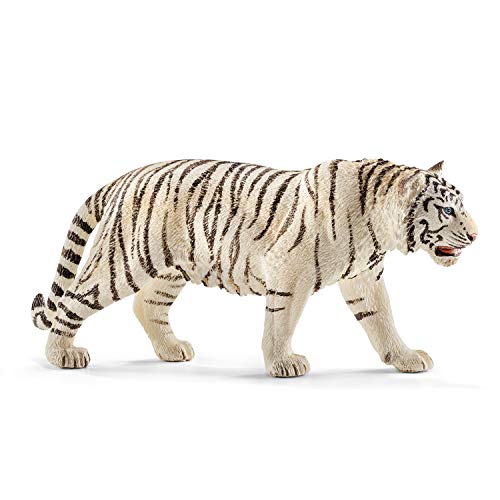 Schleich Wild Life, Animal Figurine, Animal Toys for Boys and Girls 3-8 years old, White Tiger, Ages 3+