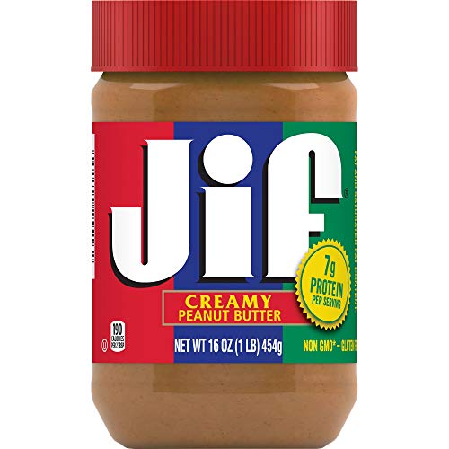 Book Cover Jif Creamy Peanut Butter, 16 Ounces (Pack of 3)