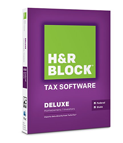 Book Cover H&R Block Tax Software Deluxe + State 2014