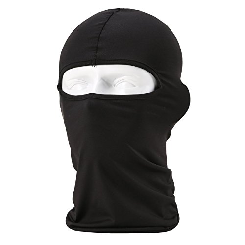 SUNLAND Balaclava Face Mask Motorcycle Cycling Bike Bandana Hiking Skateboard Head Sock,Sun Cooling Cover for Men Women Black