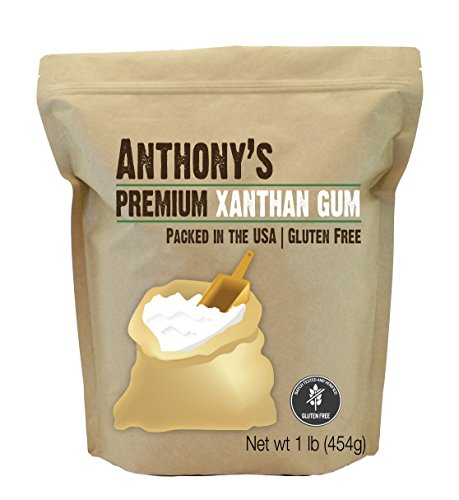 Book Cover Anthony's Xanthan Gum, 1 lb, Batch Tested Gluten Free, Keto Friendly, Product of USA