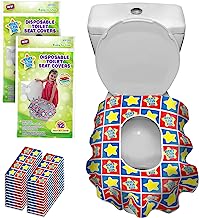 Book Cover Mighty Clean Baby Disposable Toilet Seat Covers, 24 Count (2 Packs of 12 Covers)