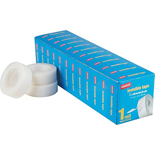 Book Cover Staples 52477-P12 Invisible Tape 12 Pack (Each 36 Yards)