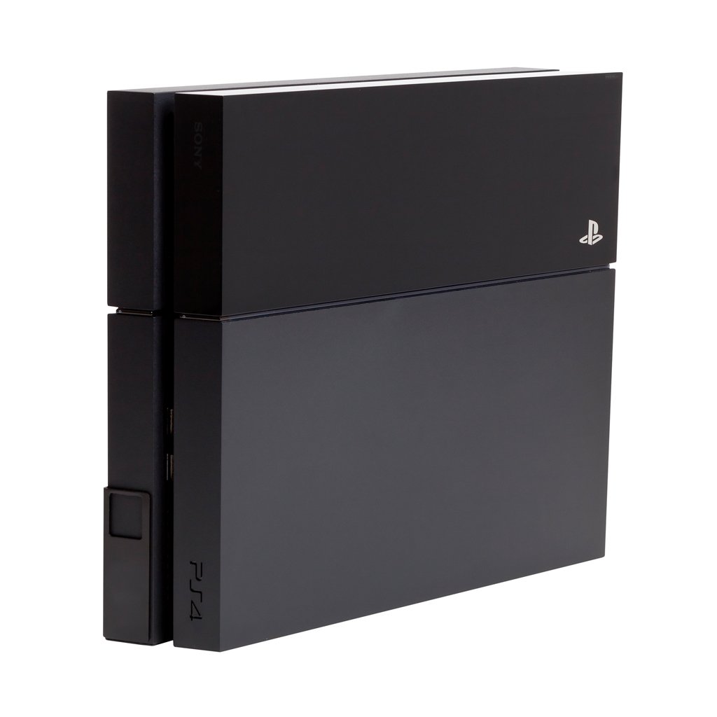 HIDEit Mounts 4 Wall Mount for Original PS4 - Patented in 2016, American Company - Black Steel Wall Mount for PS4 Original to Safely Store PS4 Console Behind TV Mount Only Original PS4