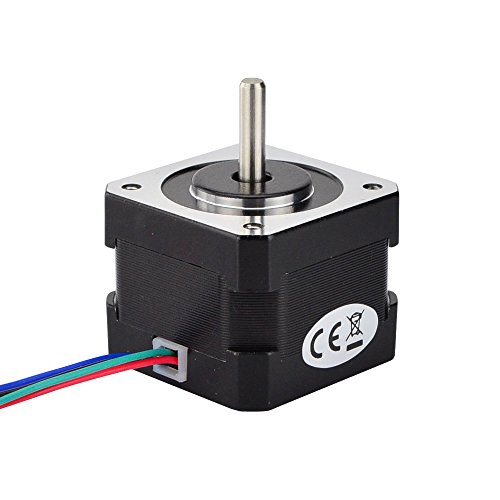 Book Cover STEPPERONLINE Nema17 Stepper Motor 26 Ncm 1.8 deg with 1 m Cable and Connector 12 V 0.4 A for CNC 3D Printers and Robots