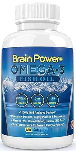Brain Power Plus | NIACIN(B3) - B3 Niacin Supplements | Niacin (Vitamin B3) - 1000 mg | 180 Count