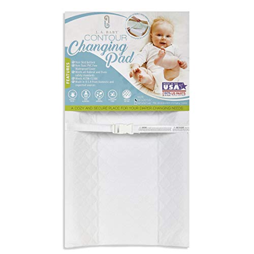 Book Cover LA Baby Contoured Waterproof Diaper Changing Pad, 30