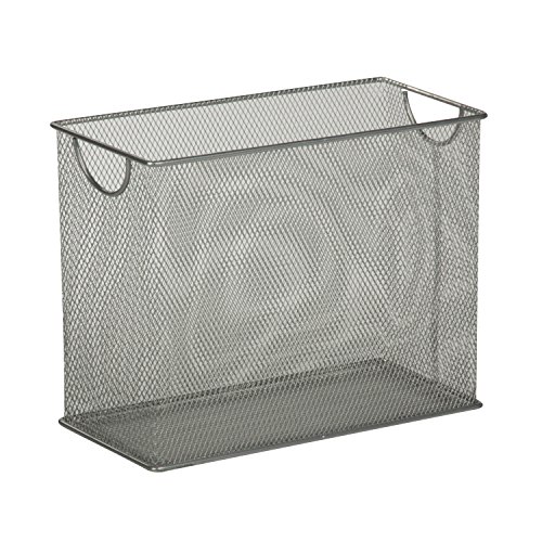 Book Cover Honey-Can-Do OFC-03303 Table-top Hanging File Organizer, 5.5 x 12.5 x 9.8, Silver