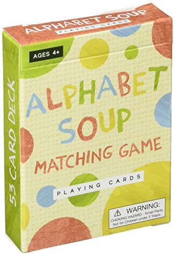 Alphabet Soup Matching and Memory Card Game by Imagination Generation