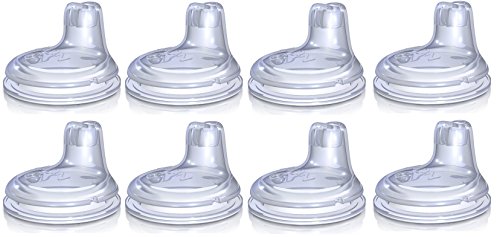 Nuby Replacement Silicone Spouts 8 Pack