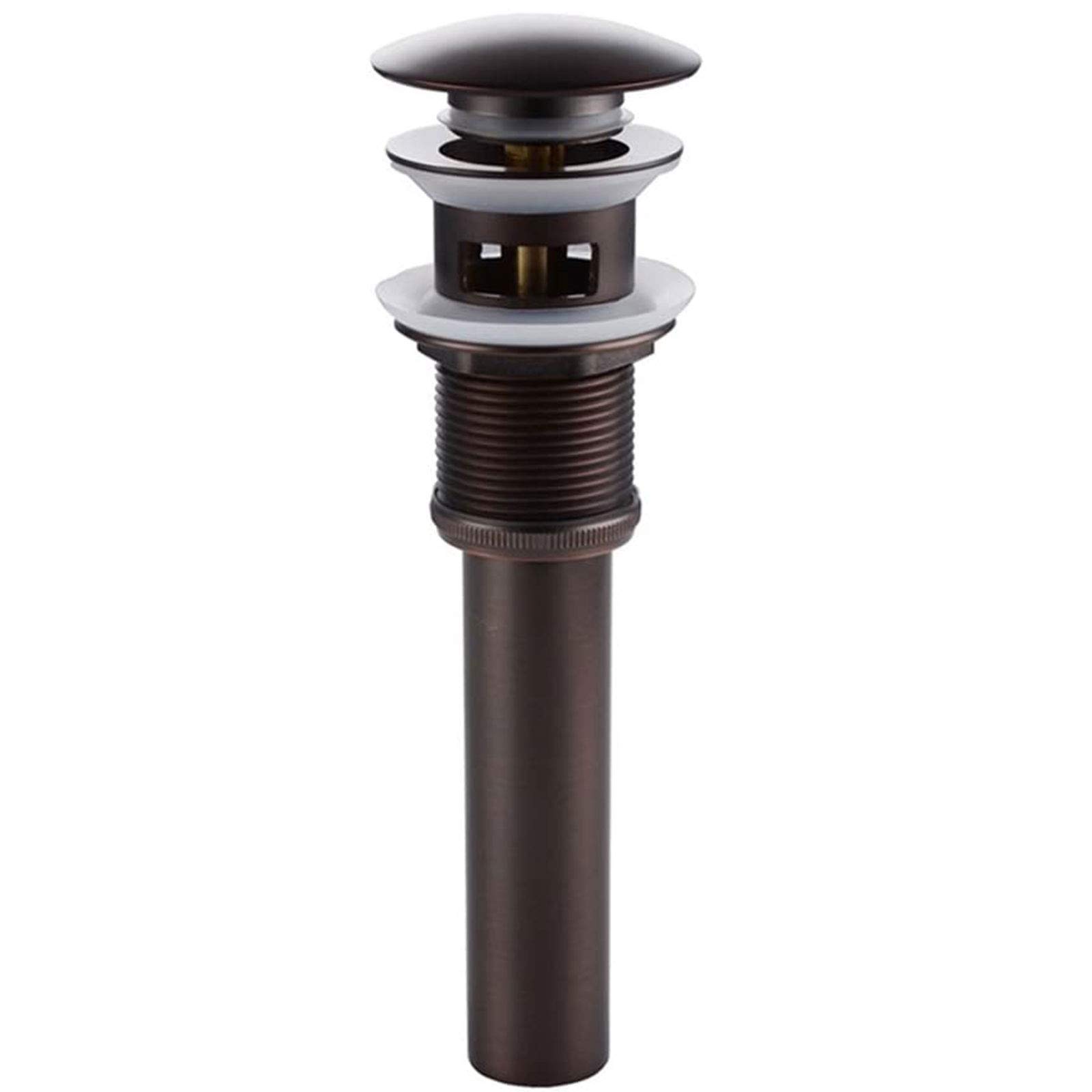 KES Bathroom Faucet Vessel Vanity Sink Pop Up Drain Stopper with Overflow Oil Rubbed Bronze, ALL Metal Rustproof Brass and 304 Stainless Steel, S2008A-ORB Oil Rubbed Bronze With Overflow, 1 Pack