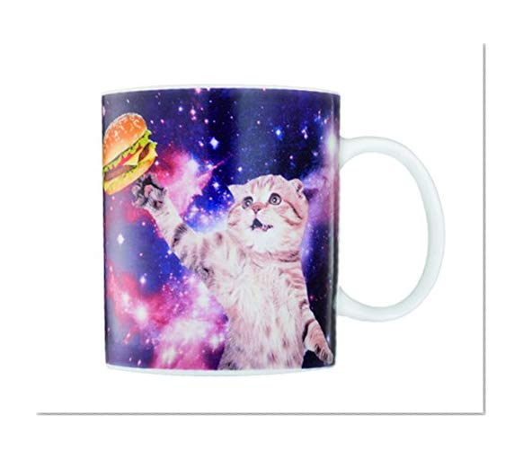 Gift Republic GR450008 Space Cat Mug, 9.5 x 11 x 8cm, Multicolor