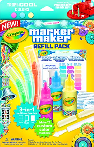 Book Cover Crayola Marker Maker Refill Pack, Makes 12 Custom Markers, Ages 8 & Up