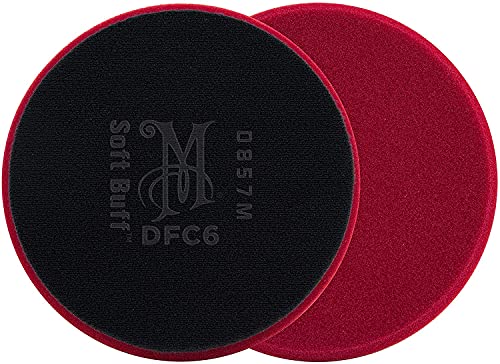 Meguiar's DFC6 6" Soft Buff DA (Dual Action) Foam Cutting Disc, 1 Pack,Red