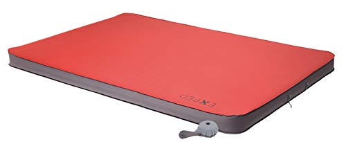 Exped MegaMat Duo 10 Self-Inflating Sleeping Pad, Ruby Red, Long/Wide