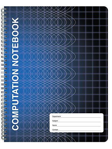 Book Cover BookFactory Computation Notebook/Engineering Notebook - 100 Pages (9 1/4