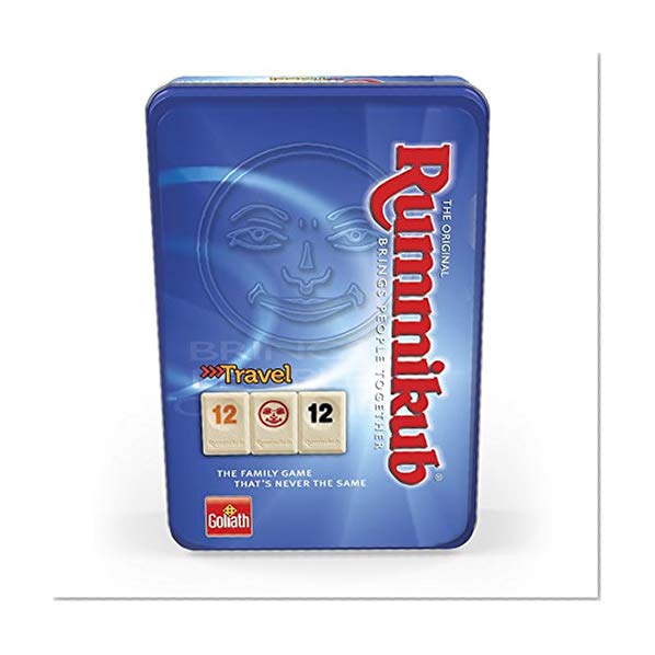 Goliath Jeu Rummikub de voyage dans une boîte métallique (50105212)