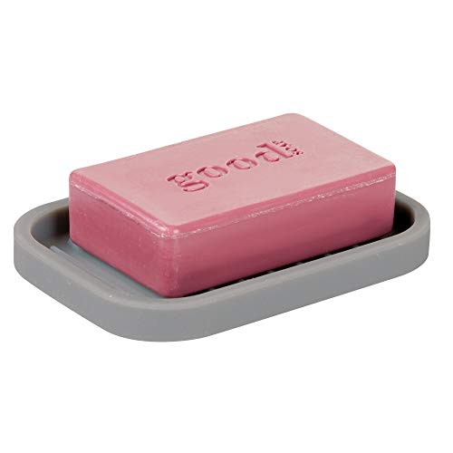 InterDesign Lineo Soap Dish, Grey