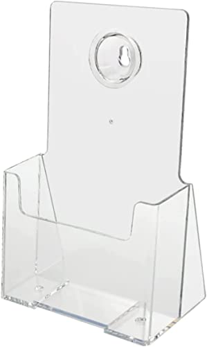Source One Premium Counter Top TriFold 4-Inch Wide Acrylic Brochure Holder (S1-CT-TRI) by SourceOne