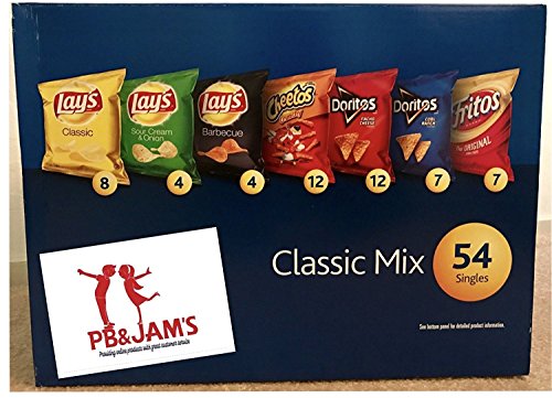 Frito Lay Classic Mix Variety Chips, 54 Bags
